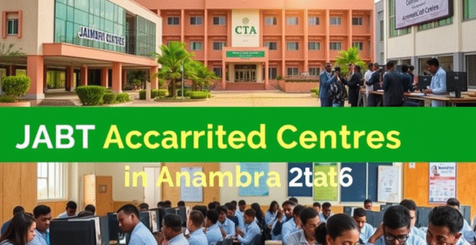 30 JAMB CBT Accredited Centres in Anambra State 2026