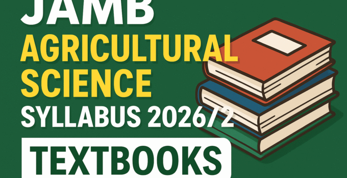 JAMB Yoruba Syllabus 2026/2027 & Textbooks